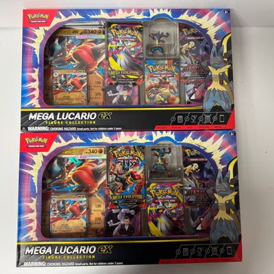 Sale Photo Thumbnail #216: Pokemon TCG Mega Lucario EX Figure Collection Box (Set of 2)