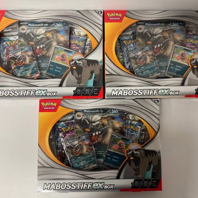 Sale Photo Thumbnail #193: Lot of 3 Pokemon TCG MABOSSTIFF EX Boxes