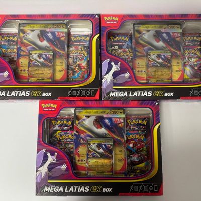 Sale Photo Thumbnail #110: Pokemon TCG Mega Latias EX Box (3-Pack)