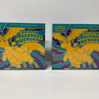Sale Photo Thumbnail #3: Pokemon TCG: Mega Evolution Ascended Heroes Elite Trainer Box (2-Pack)
