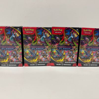 Sale Photo Thumbnail #15: Pokemon TCG: Mega Evolution Phantasm Flames Booster Bundle (4-Pack)