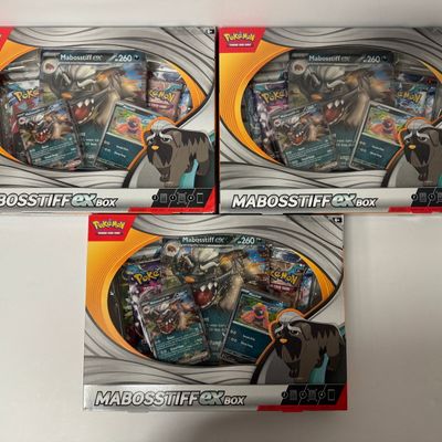 Sale Photo Thumbnail #33: Pokemon TCG MABOSSTIFF EX Box (3-Pack)