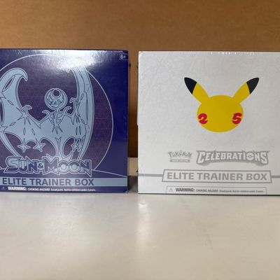 Sale Photo Thumbnail #157: Pokemon Sun & Moon and Celebrations Elite Trainer Boxes