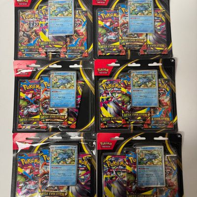 Sale Photo Thumbnail #232: Pokemon TCG Mega Evolution Expansion Booster Packs - Set of 6