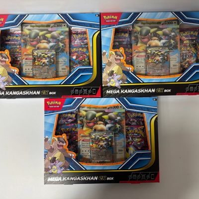 Sale Photo Thumbnail #223: Pokemon TCG Mega Kangaskhan EX Box - Set of 3