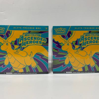 Sale Photo Thumbnail #8: Pokemon TCG Mega Evolution Ascended Heroes Elite Trainer Box (2-Pack)