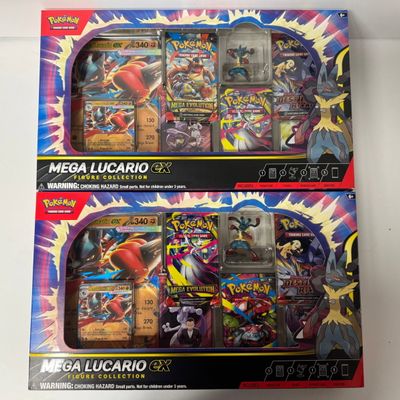 Sale Photo Thumbnail #215: Pokemon TCG Mega Lucario EX Figure Collection Box (2-Pack)