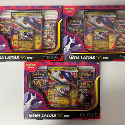 Sale Photo Thumbnail #112: Three Pokemon TCG Mega Latias EX Boxes