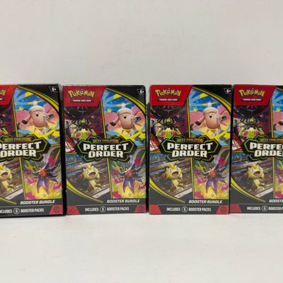 Sale Photo Thumbnail #161: Pokemon TCG Mega Evolution Perfect Order Booster Bundle (4-Pack)