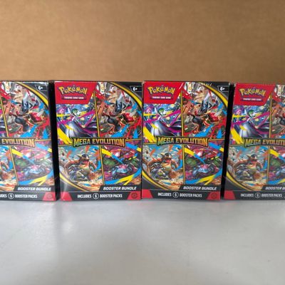 Sale Photo Thumbnail #127: Pokemon TCG: Mega Evolution Booster Bundle (4-Pack)