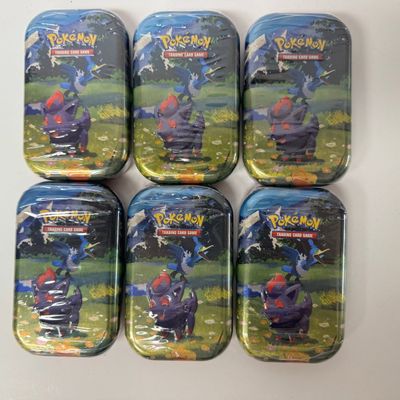 Sale Photo Thumbnail #174: Set of 6 Pokemon Trading Card Game Tins