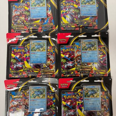 Sale Photo Thumbnail #144: Pokemon TCG Mega Evolution Trading Card Game Booster Packs (6-Pack Lot)