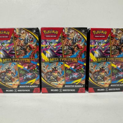 Sale Photo Thumbnail #167: Pokemon TCG: Mega Evolution Booster Bundle (3-Pack)