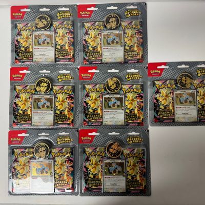 Sale Photo Thumbnail #52: Lot of 6 Pokemon TCG: Ascended Heroes Larry's Komala Collection Card Packs