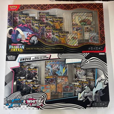 Sale Photo Thumbnail #139: Pokemon Scarlet & Violet Paldean Fates & Unova Heavy Hitters Premium Collections