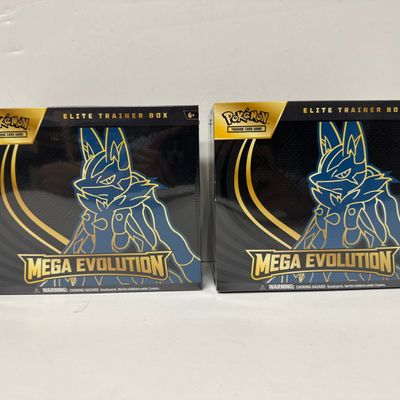 Sale Photo Thumbnail #240: Pokemon TCG Mega Evolution Elite Trainer Box (Set of 2)