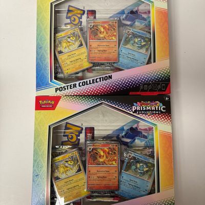 Sale Photo Thumbnail #209: Pokemon TCG Scarlet & Violet - Prismatic Evolutions Poster Collection (2-Pack)
