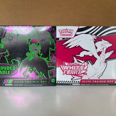 Sale Photo Thumbnail #115: Pokemon Scarlet & Violet: White Flare & Shrouded Fable Elite Trainer Boxes