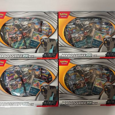 Sale Photo Thumbnail #31: Lot of 4 Pokemon TCG Mabosstiff ex Boxes