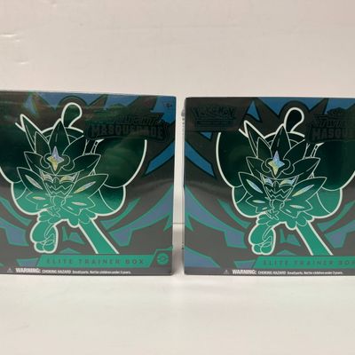 Sale Photo Thumbnail #26: Two Pokemon TCG: Scarlet & Violet - Twilight Masquerade Elite Trainer Boxes