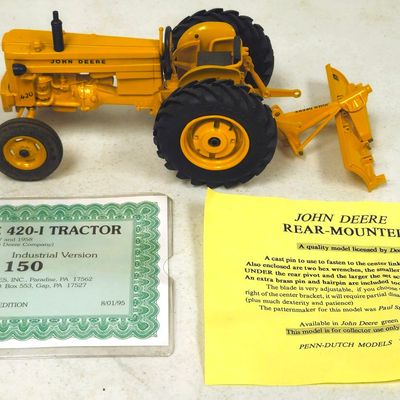 Penn Dutch Models John Deere 420-I Industrial Tractor