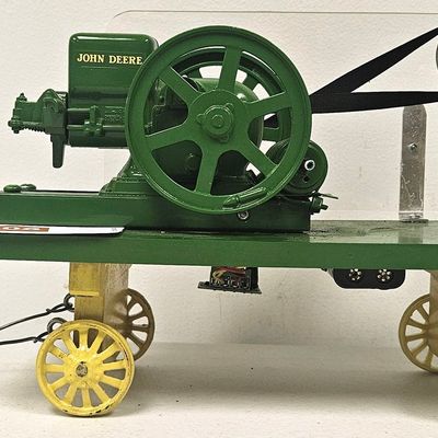 John Deere Model E Engine with Ice Cream Freezer