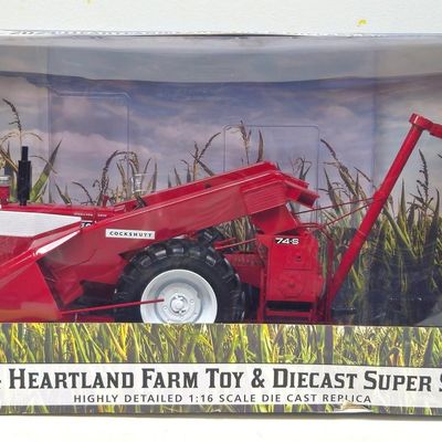 Cockshutt 1650 Tractor with 2-Row Corn Picker