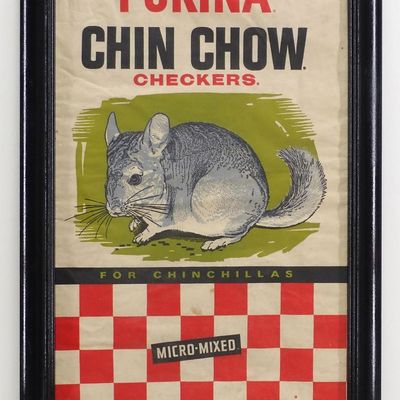 Sale Photo Thumbnail #584: Purina Chin Chow feed bag for chinchillas!