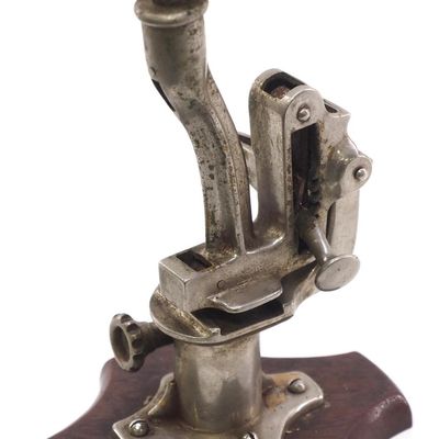 Sale Photo Thumbnail #150: Salesman sample adjustable shoe repair anvil