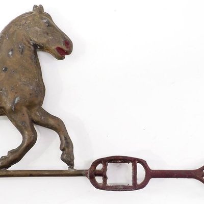 Sale Photo Thumbnail #521: Horse weathervane arrow