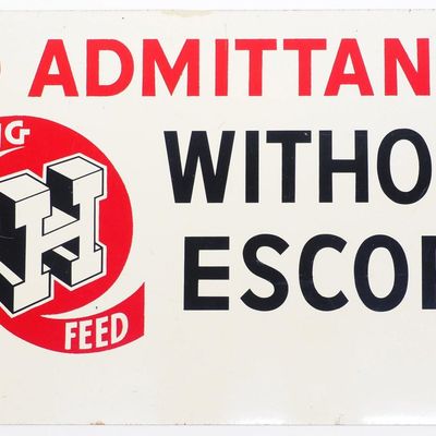 Sale Photo Thumbnail #541: Big H Feed, No Admittance sign