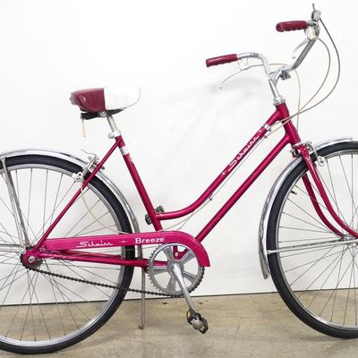 Sale Photo Thumbnail #207: Original Schwinn red girls bicycle