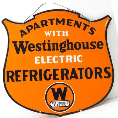 Sale Photo Thumbnail #156: Westinghouse Electric Refrigerators sign
