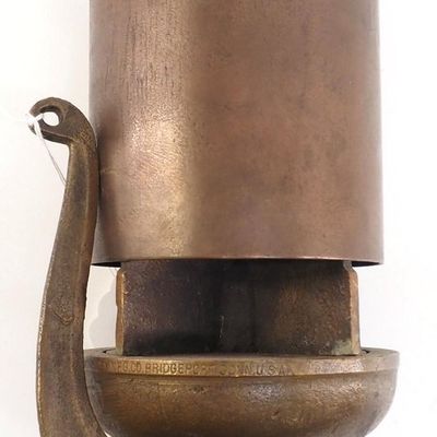 Sale Photo Thumbnail #59: Kinsley Mfg. Co. brass steam whistle