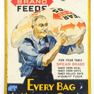 Sale Photo Thumbnail #619: Spear Brand Feeds sign