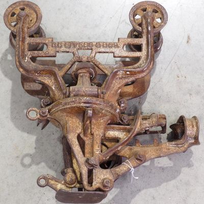 Sale Photo Thumbnail #744: FE Myers Sure Grip Unloader cast iron hay car