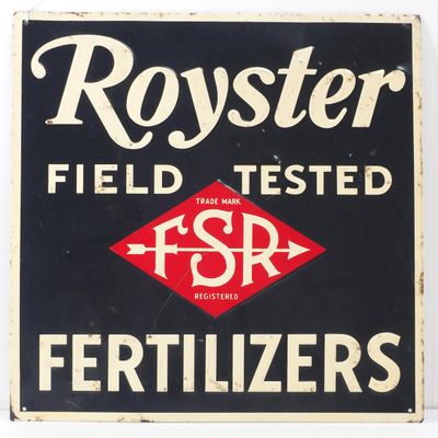 Sale Photo Thumbnail #488: Royster Field Tested Fertilizers sign
