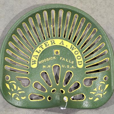 Sale Photo Thumbnail #686: Walter A Wood, Hoosick Falls cast iron seat