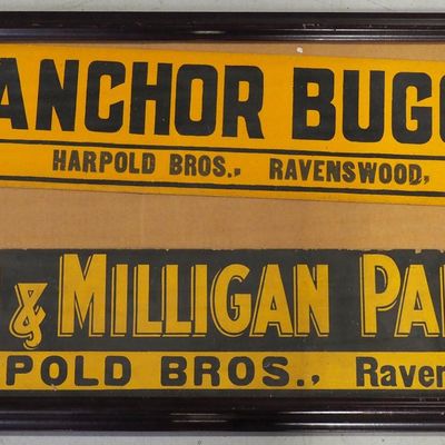 Sale Photo Thumbnail #182: (2) Paper dealer advertisements