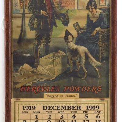 Sale Photo Thumbnail #281: 1919 Hercules Powders calendar