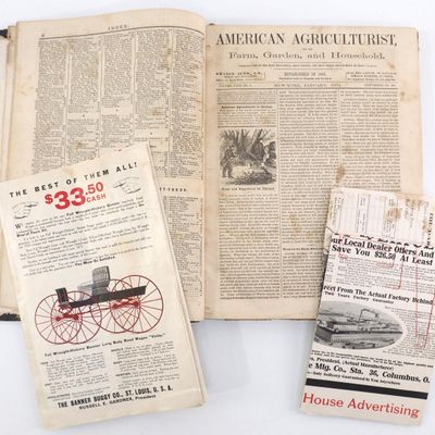 Sale Photo Thumbnail #395: Carriage literature from Ohio and St Louis, MO