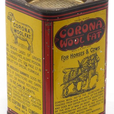 Sale Photo Thumbnail #723: 12-oz Corona Wool Fat tin