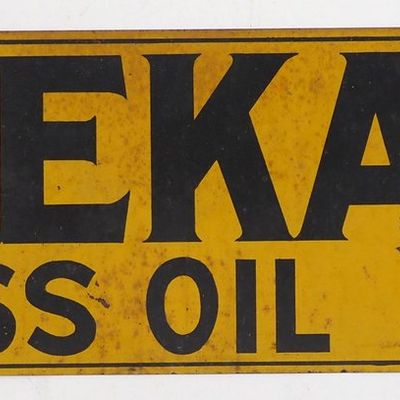 Sale Photo Thumbnail #3: Eureka Harness Oil sign