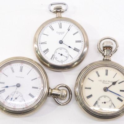 Sale Photo Thumbnail #237: (3) Pocket watches