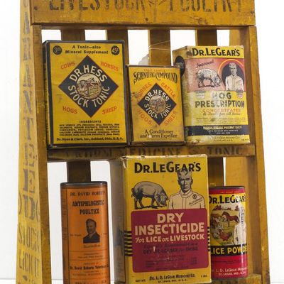 Sale Photo Thumbnail #662: Blackman Livestock Product display stand