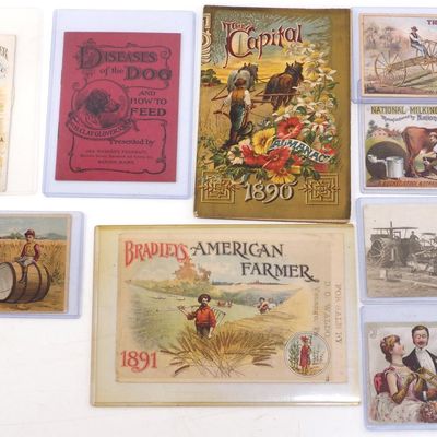 Sale Photo Thumbnail #32: (8) Farm advertising papers