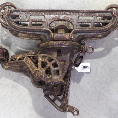 Sale Photo Thumbnail #737: FE Myers Sure Grip Unloader cast iron hay car