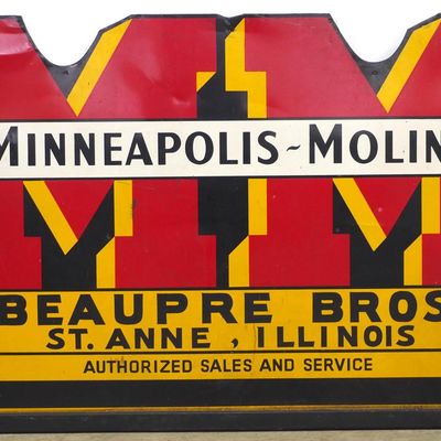 Sale Photo Thumbnail #277: Minneapolis Moline dealer sign