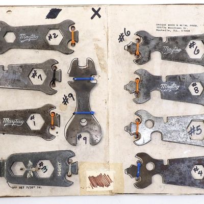 Sale Photo Thumbnail #80: Complete set of Maytag wrenches, WOW!