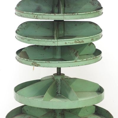 Sale Photo Thumbnail #255: Early metal spinning product display